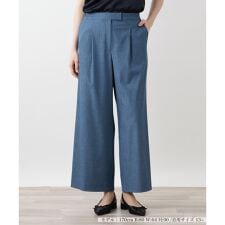 タックワイドパンツ