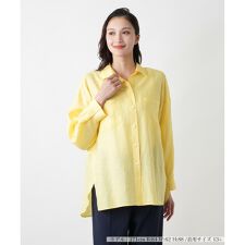 【店舗人気】【ウォッシャブル】麻ブラウス