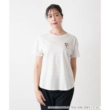 【ウォッシャブル】ボーダーカットソー