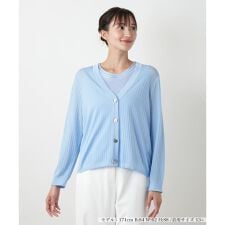 Vネックカーディガン