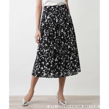 プリントフレアスカート