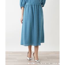 プリントフレアスカート【BOURGE】