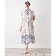 【店舗人気】幾何学柄ワンピース【BOURGE】