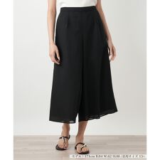 【ウォッシャブル】ガウチョパンツ【BOURGE】