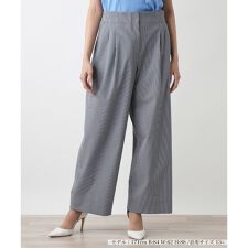 【店舗人気】ストライプワイドパンツ