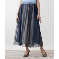 【店舗人気】チュールフレアスカート【BOURGE】