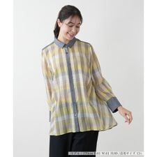 【店舗人気】【ウォッシャブル】洗える羽織ブラウス