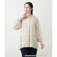 【店舗人気】フラワーモチーフブラウス【BOURGE】