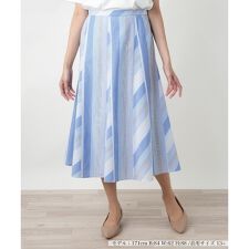 【店舗人気】ストライプフレアスカート