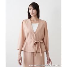 ノーカラージャケット【BOURGE】