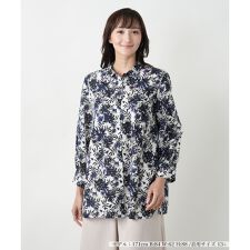 【店舗人気】ボタニカル柄ブラウス