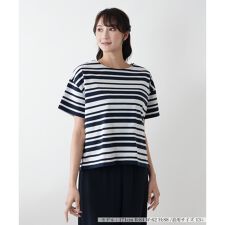 【店舗人気】ボーダーカットソー【Le minor】