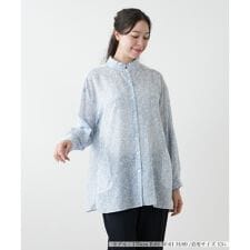 【店舗人気】ペイズリースタンドカラーブラウス