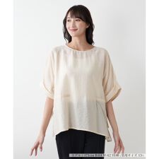 【店舗人気】オーバーサイズブラウス【ROCHAS Premiere】