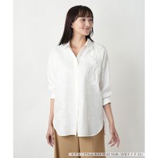 【店舗人気】フラワー刺繍ブラウス