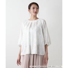 【店舗人気】タックブラウス【BOURGE】