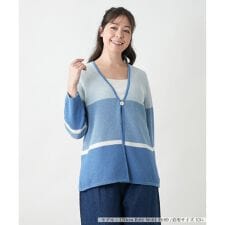 【店舗人気】ボーダー柄カーディガン