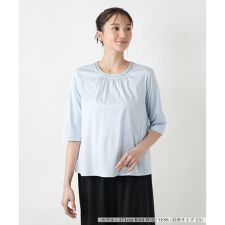 【店舗人気】スパンコール七分袖カットソー