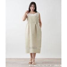 【店舗人気】シアー切替キャミワンピース【NEMIKA】