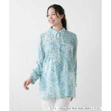 【店舗人気】ペイズリーブラウス【ERICA】【プラス企画】
