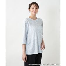 【店舗人気】【ウォッシャブル】ペイズリーカットソー