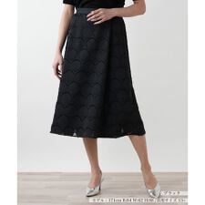 【店舗人気】サークル柄フレアスカート【BOURGE】