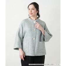 【店舗人気】ノーカラージャケット【STEFANONI】