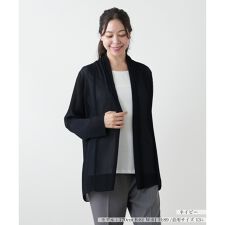 【店舗人気】【ウォッシャブル】羽織ブラウス【プラス企画】