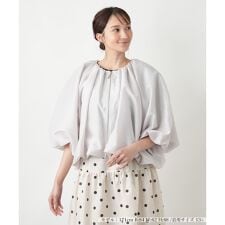 【店舗人気】ギャザージップブルゾン【NEMIKA】