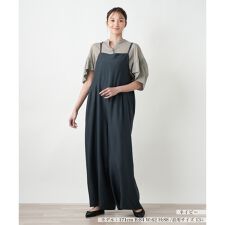 【店舗人気】ワイドサロペットパンツ【NEMIKA】