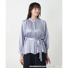 【店舗人気】プリーツブラウス【BOURGE】
