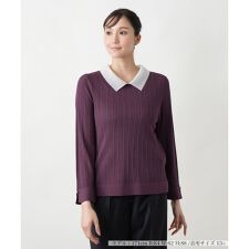 【店舗人気】【ウォッシャブル】クラシカルカラーニット