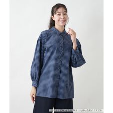 【店舗人気】羽織ブラウス【プラス企画】
