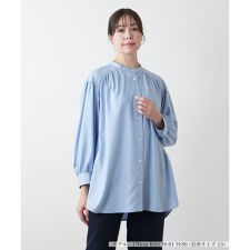 【店舗人気】ギャザーブラウス【プラス企画】