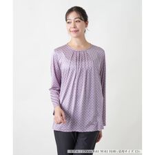 【店舗人気】プリントクルーネックカットソー【ROCHAS Premiere】