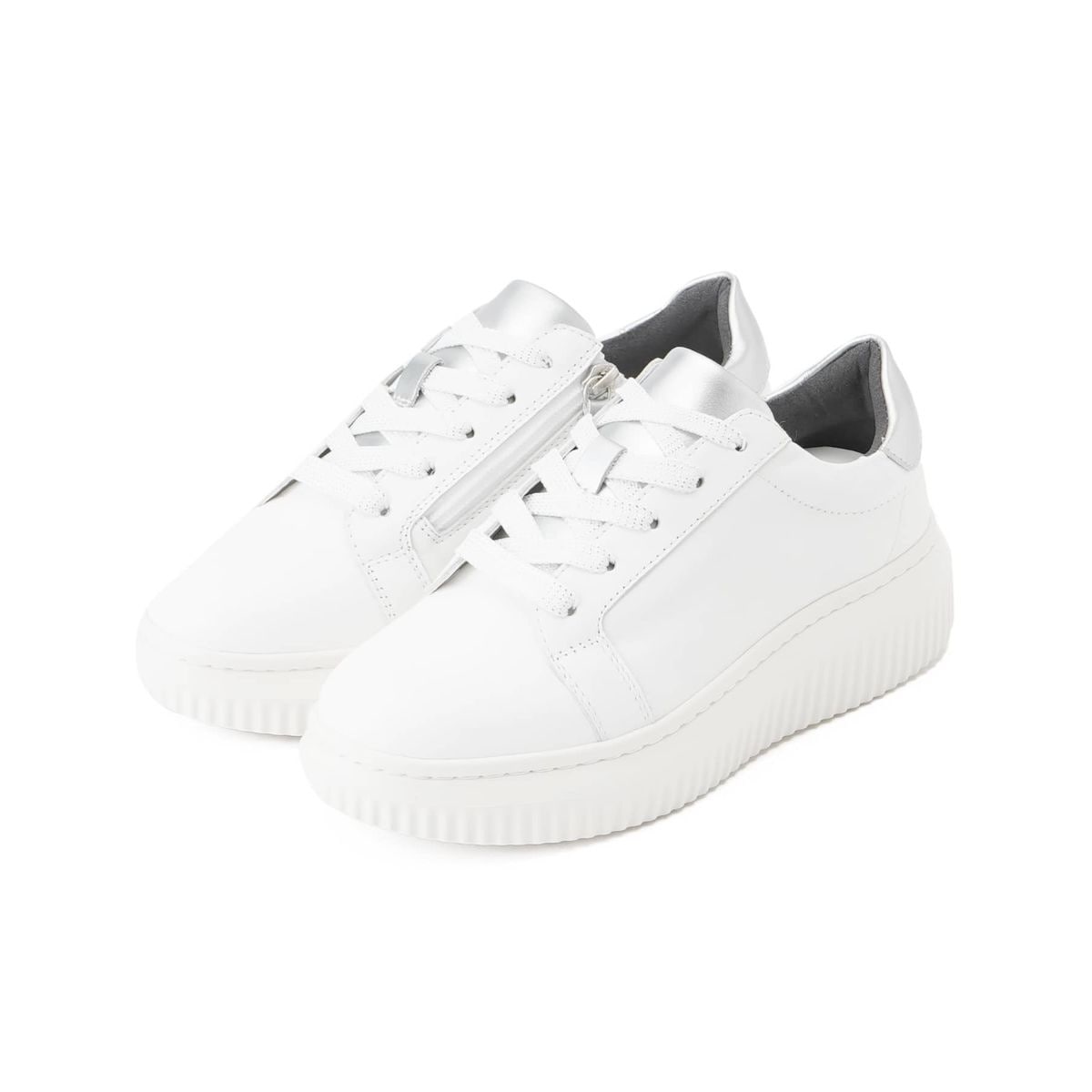 A*中様 マリークワント　レディーススニーカー白色 デイジーエンブロコンビ スニーカー | マリークワント(MARY