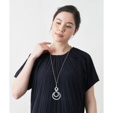 【店舗人気】リングモチーフコードネックレス