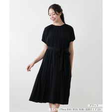 【店舗人気】プリーツワンピース【プラス企画】