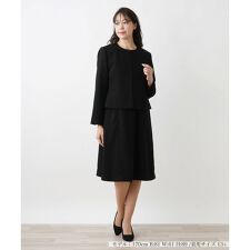 レリアン　プラスハウス(Leilian PLUS HOUSE)のワンピースアンサンブル【ブラックフォーマル】