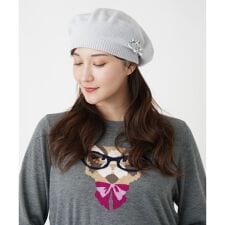 ニットベレー帽