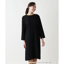 ノーカラーワンピース【プラス企画】