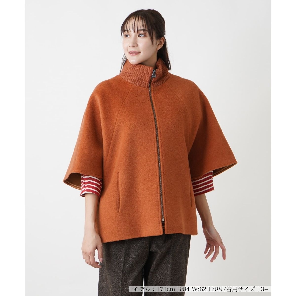 Noble 23AW・メルトンスタンドカラーオーバーコート メルトンスタンドカラーオーバーコート | ノーブル(Noble