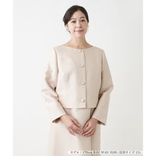 ノーカラージャケット【BOURGE】