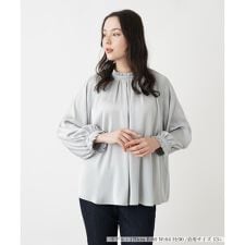 ハイネックブラウス【BOURGE】