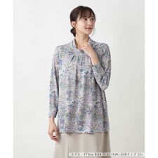 【店舗人気】プリントハイネックカットソー【BINDA】