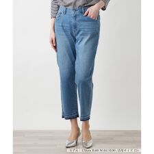 【店舗人気】クロップドデニムパンツ【L JEANS】