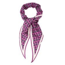 幾何学柄スカーフ