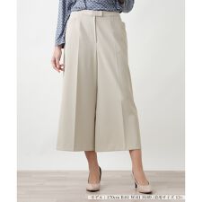 【店舗人気】【ウォッシャブル】ストレッチワイドパンツ