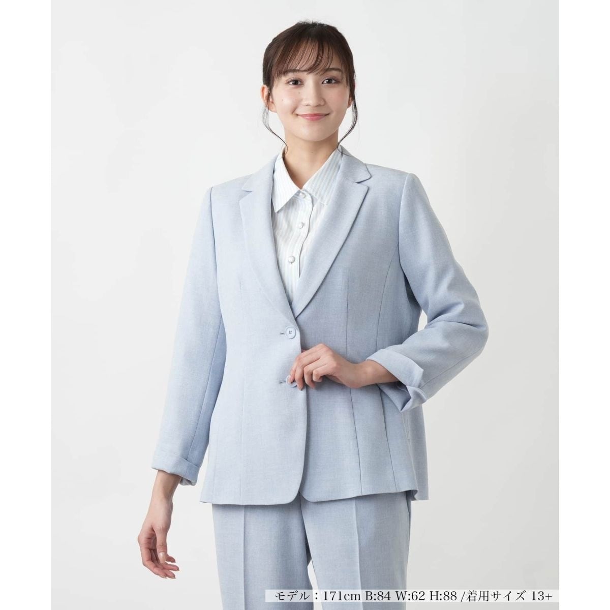 【完売品】アダムエロペ ハーフスリーブテーラードジャケット サステナブル】ハーフスリーブテーラードジャケット | アダムエロペ