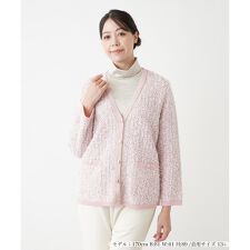 【店舗人気】ツイードニットカーディガン